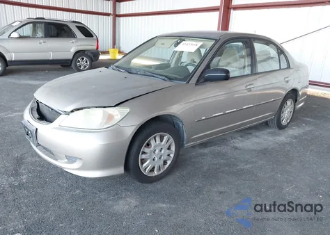 2004 Honda Civic Lx из США, поврежденный, VIN 2HGES16584H567293